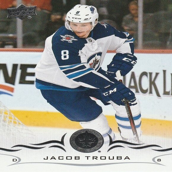 Jacob Trouba Winnipeg Jets NHL Hockey Card Collection - 2 Card Set - Picture 2 of 3